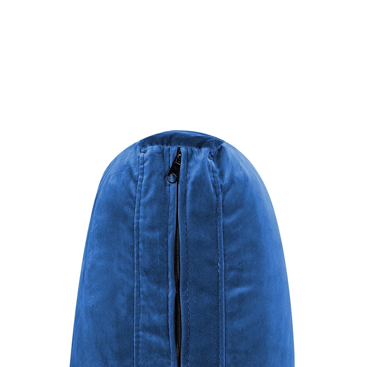 Moduł narożny welurowy niebieski EVJA