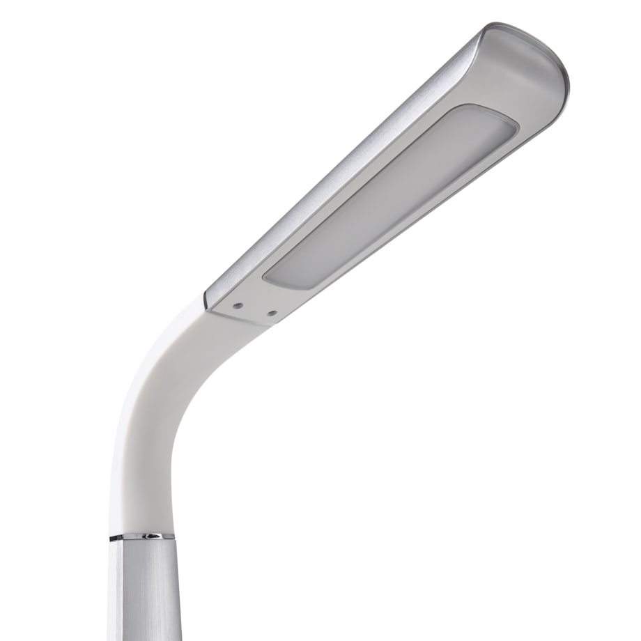 Lampa biurkowa LED CANOPUS Z portem USB Srebrny