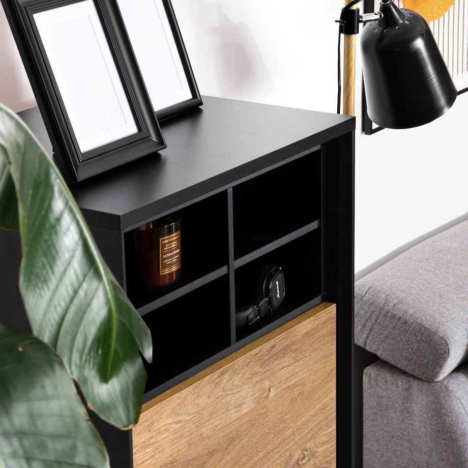 KONSIMO LOFTY Regał w stylu loft z półkami