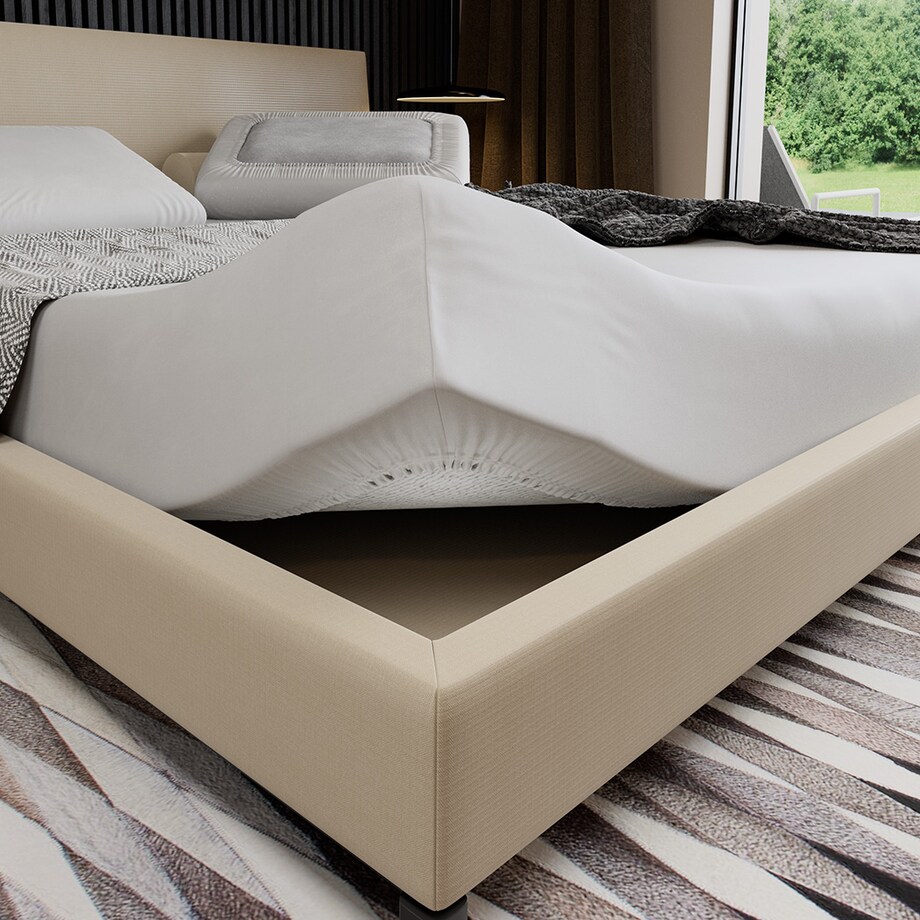 Prześcieradło z gumką 120x200 białe satynowe PAN MATERAC 100% bawełna