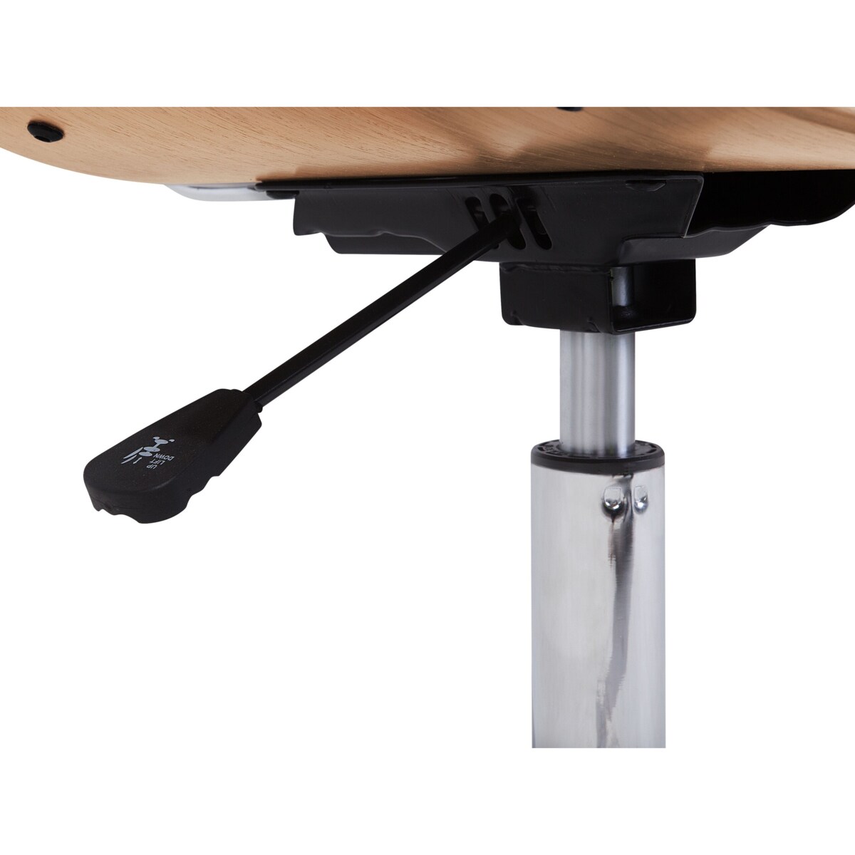 Krzesło biurowe regulowane ekoskóra białe ROTTERDAM