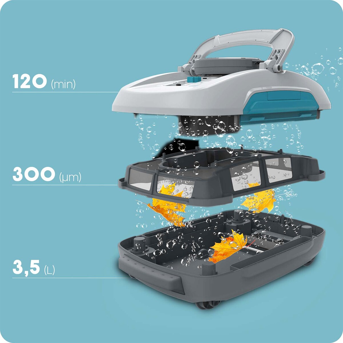 Odkurzacz do czyszczenia basenu Bestway Aquatronix G300 automatyczny robot