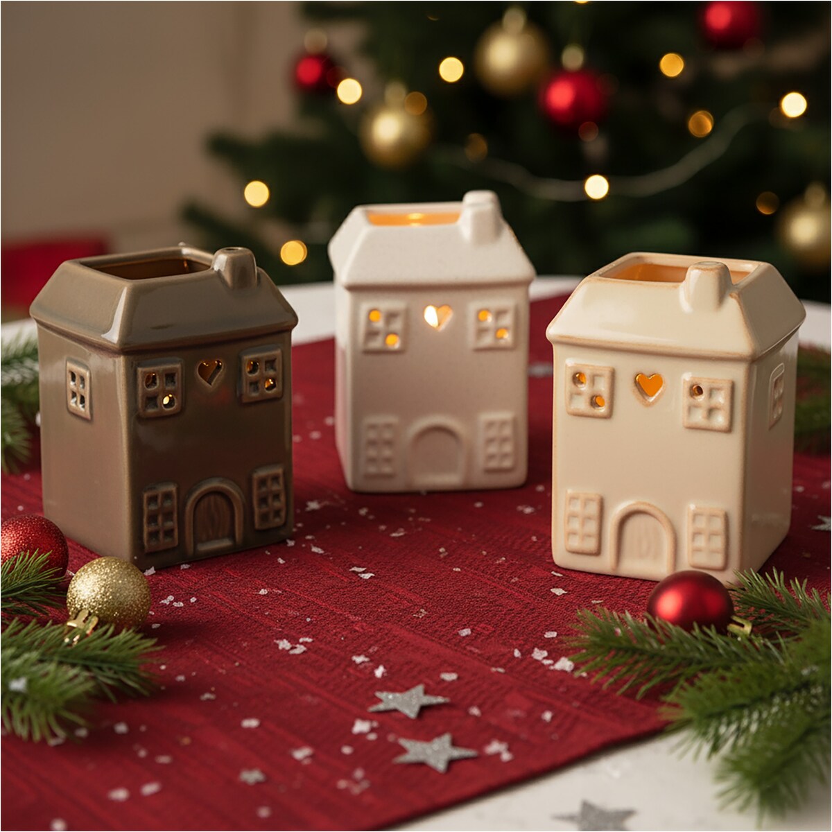 Kominek Zapachowy Na Wosk Olejowy Domek Dekoracja Świąteczna Z Woskiem