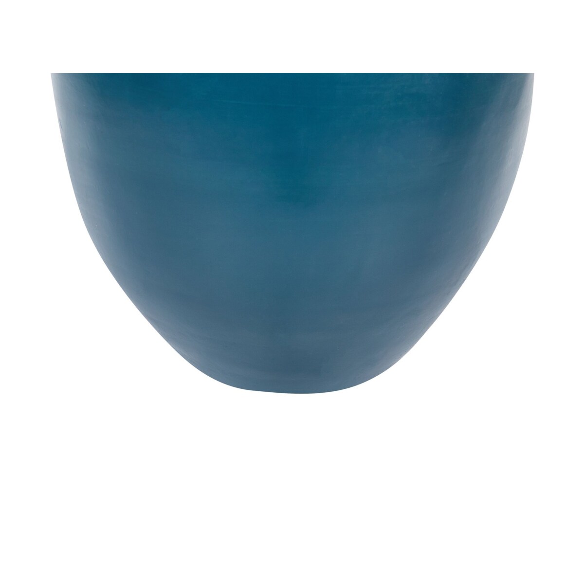 Wazon dekoracyjny z terakoty 48 cm niebieski STAGIRA