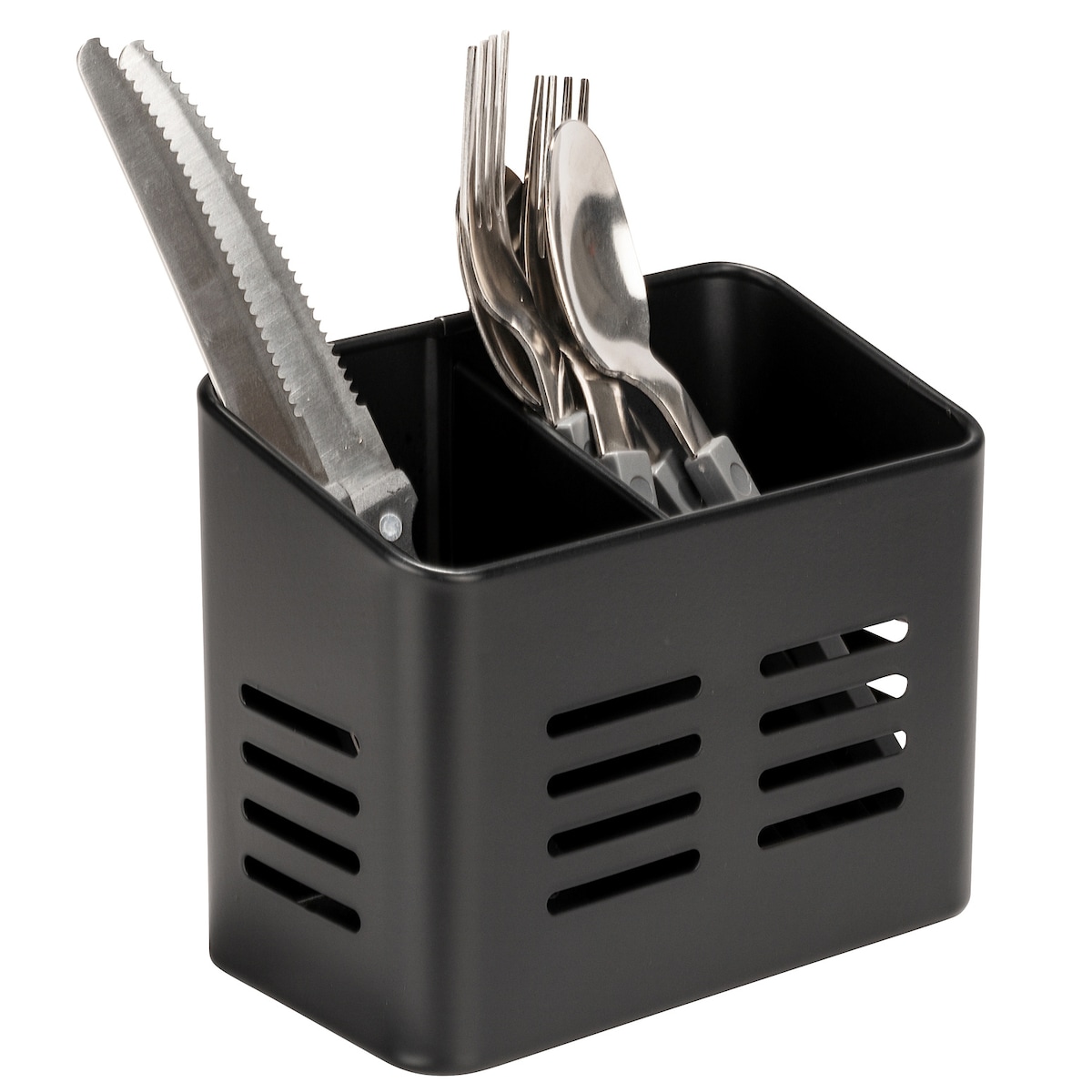 Ociekacz do sztućców BACO, czarny, WENKO, metal