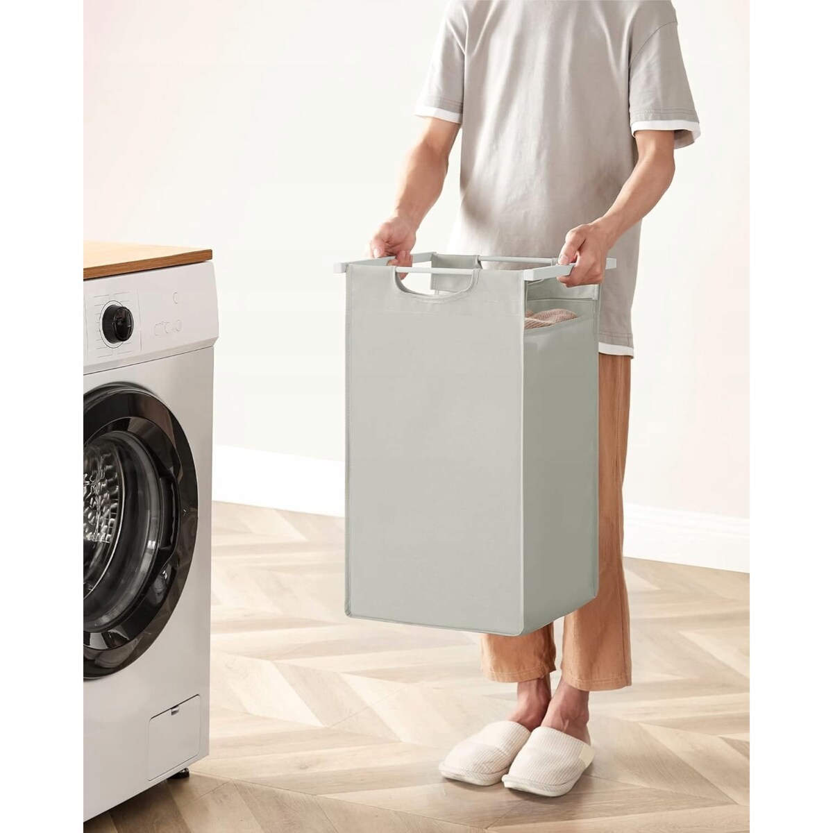 Szafka Łazienkowa Przechowywanie 92,5X33X72 Cm Biały