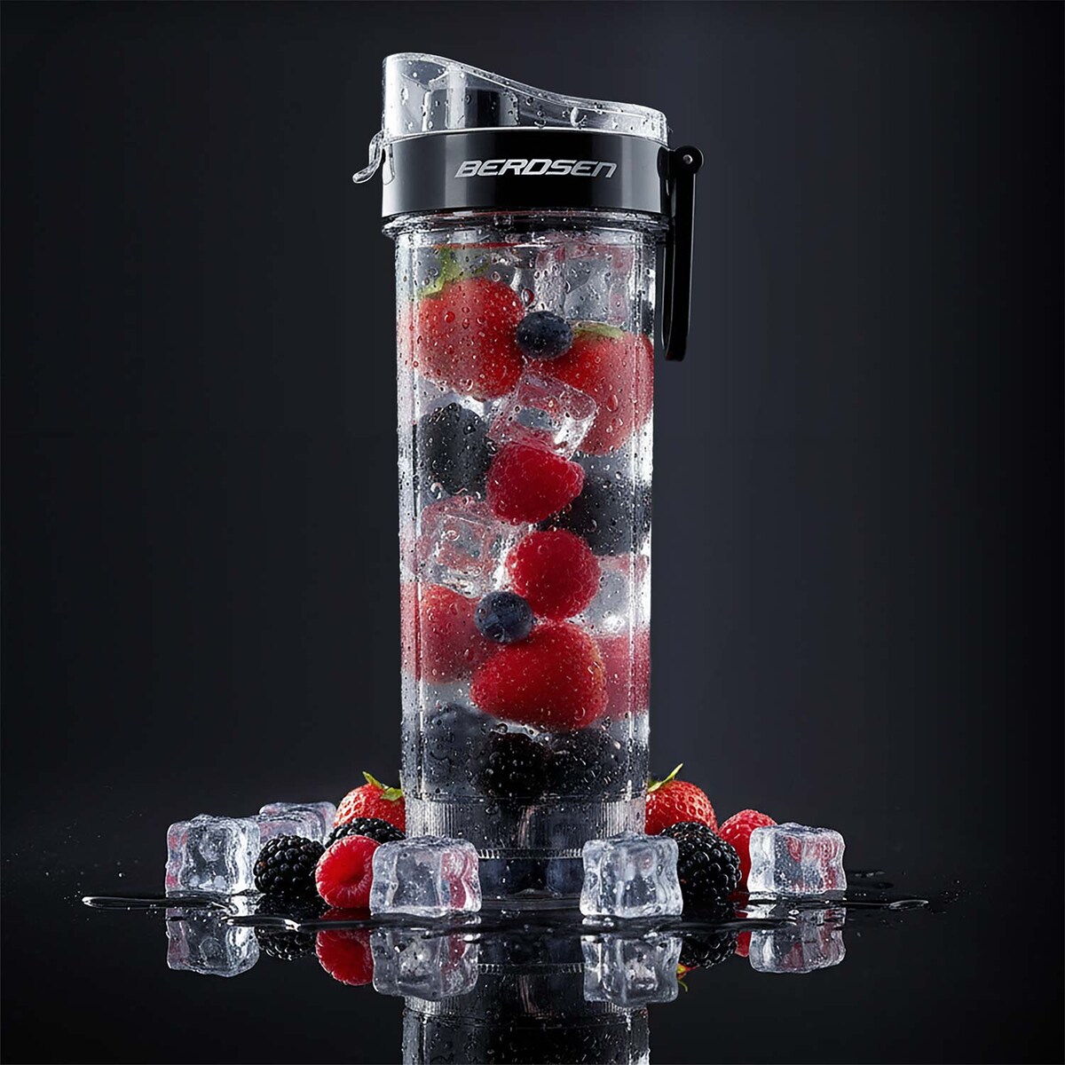 Butelka bidon 570ml Berdsen BD-757 uchwyt i ustnik BPA Free 375700