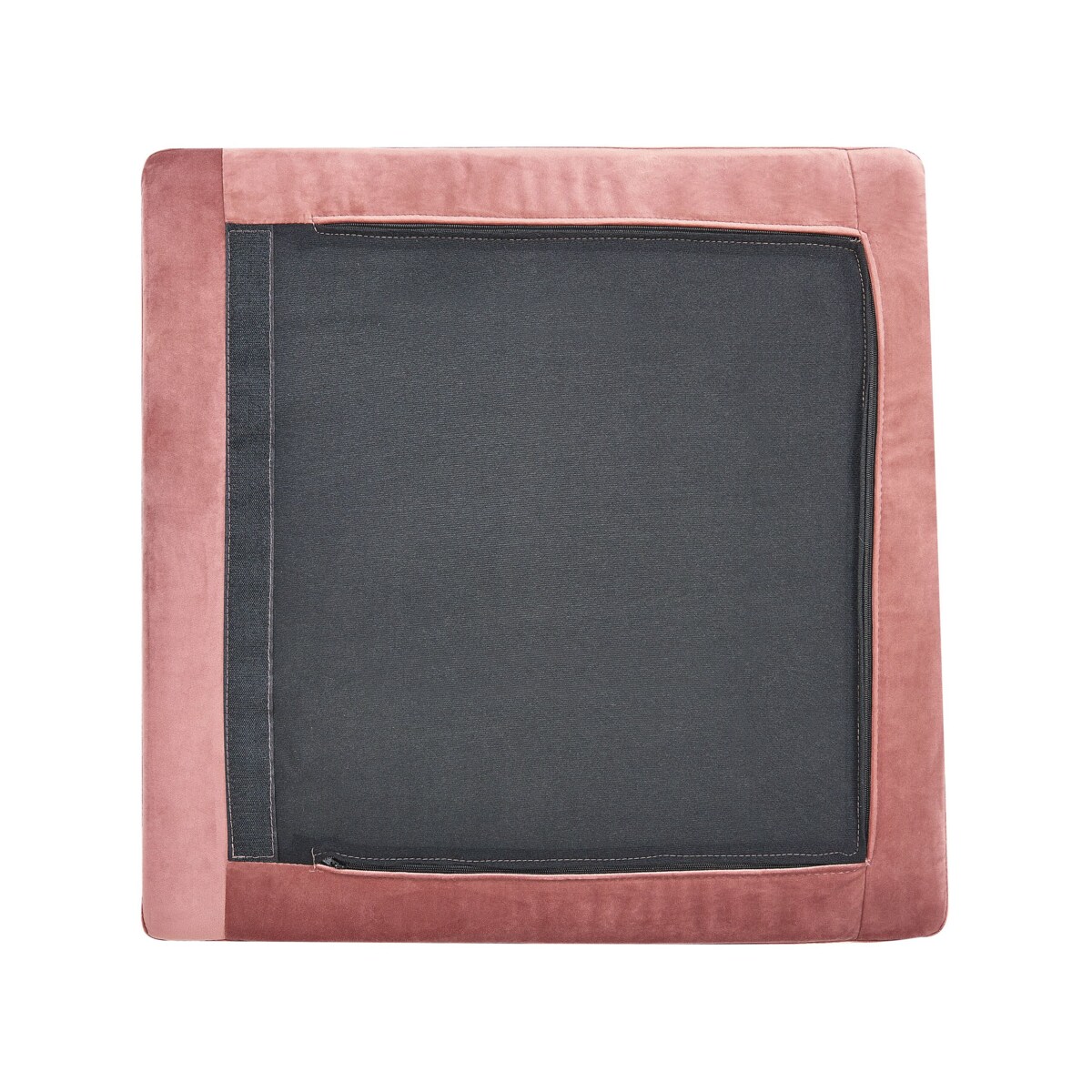 Moduł narożny welurowy różowy EVJA