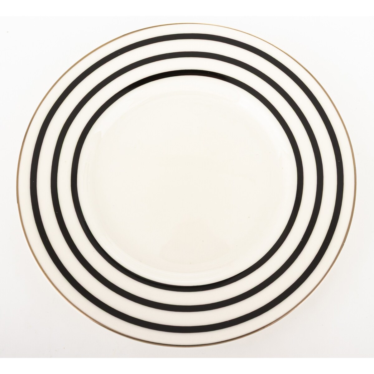 Filiżanka 220 ml i spodeczek, w 4 czarne poziome paski, w pudełku, LARGO