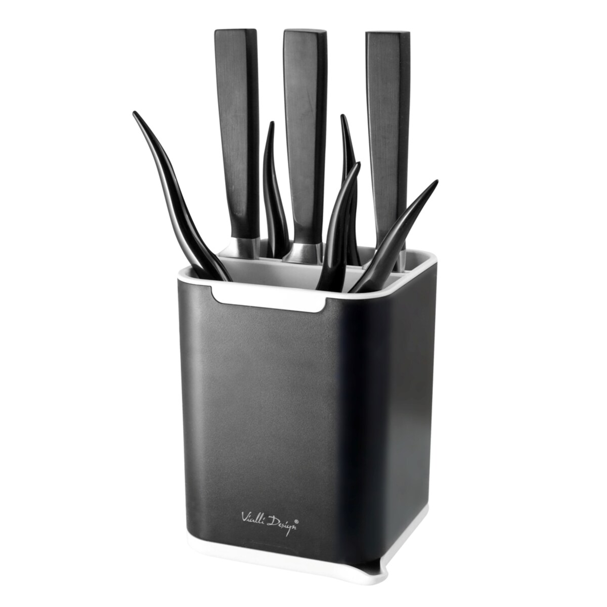 Ociekacz na sztućce Livio Duo czarny 25639