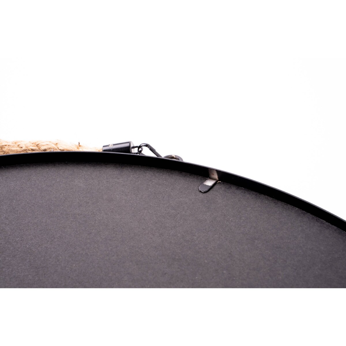 Lustro ścienne okrągłe na sznurku, Ø 37 cm