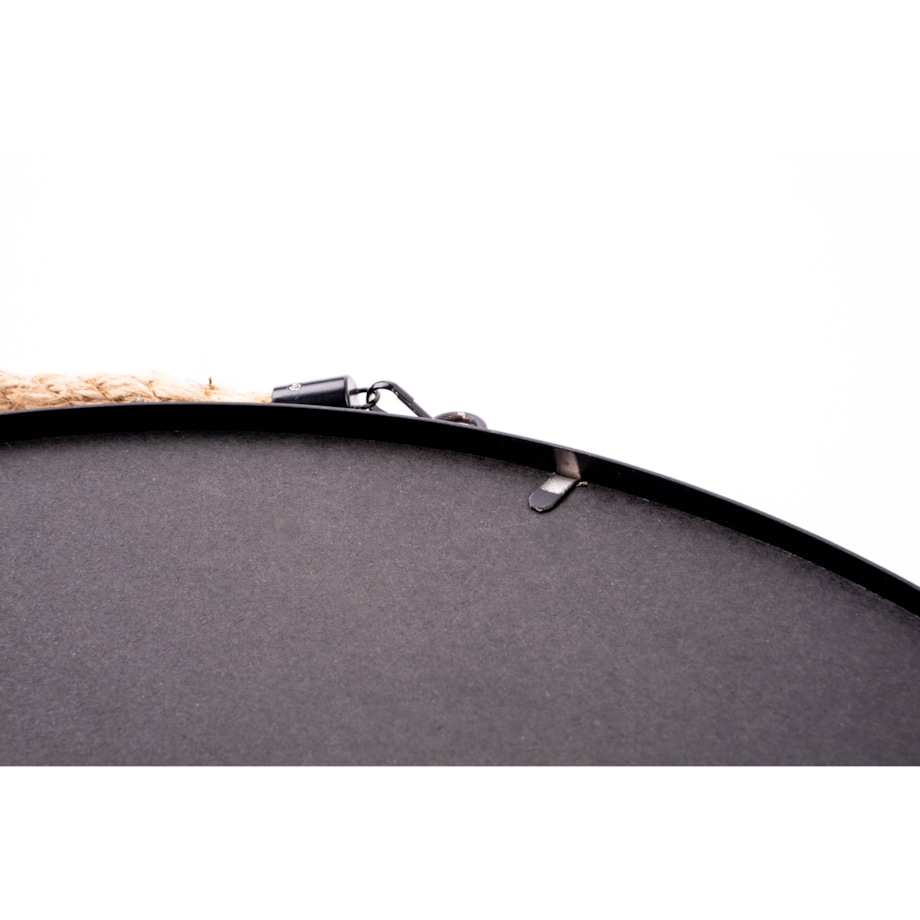 Lustro ścienne okrągłe na sznurku, Ø 37 cm