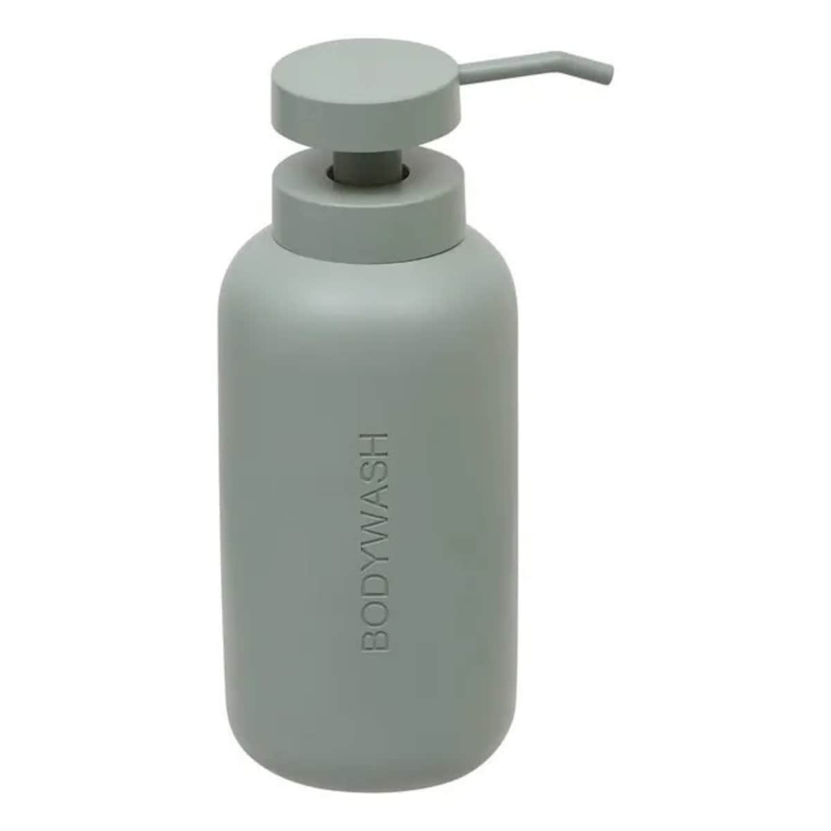 Dozownik na żel pod prysznic, poliresing, szaro-miętowy, 500 ml