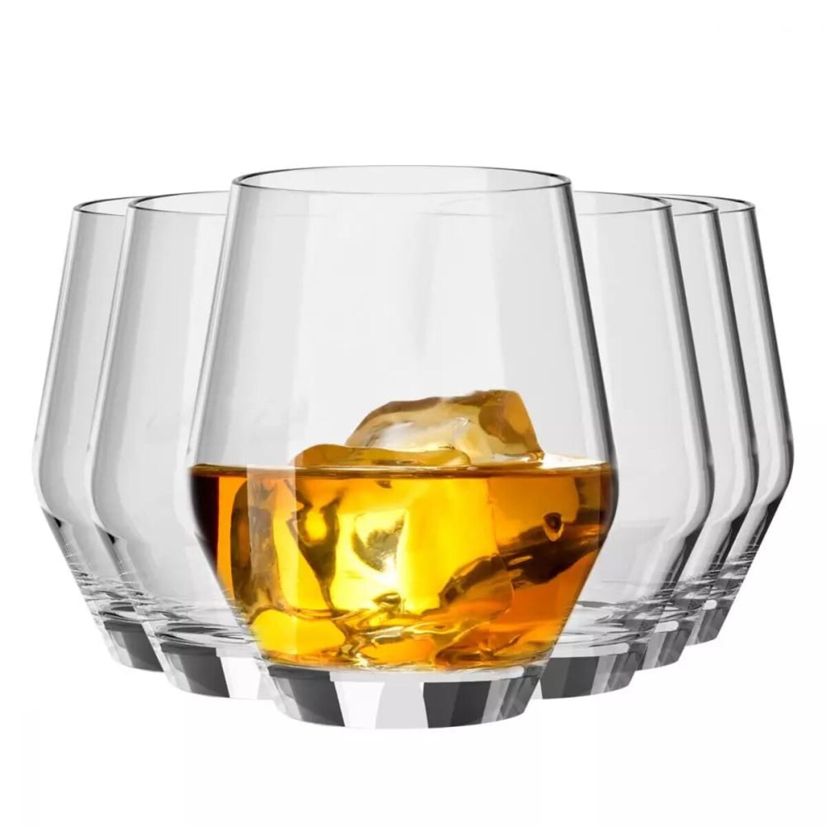 Krosno Szklanki do Whisky Koniaku Drinków Napojów Ray 6 szt 380 ml Komplet