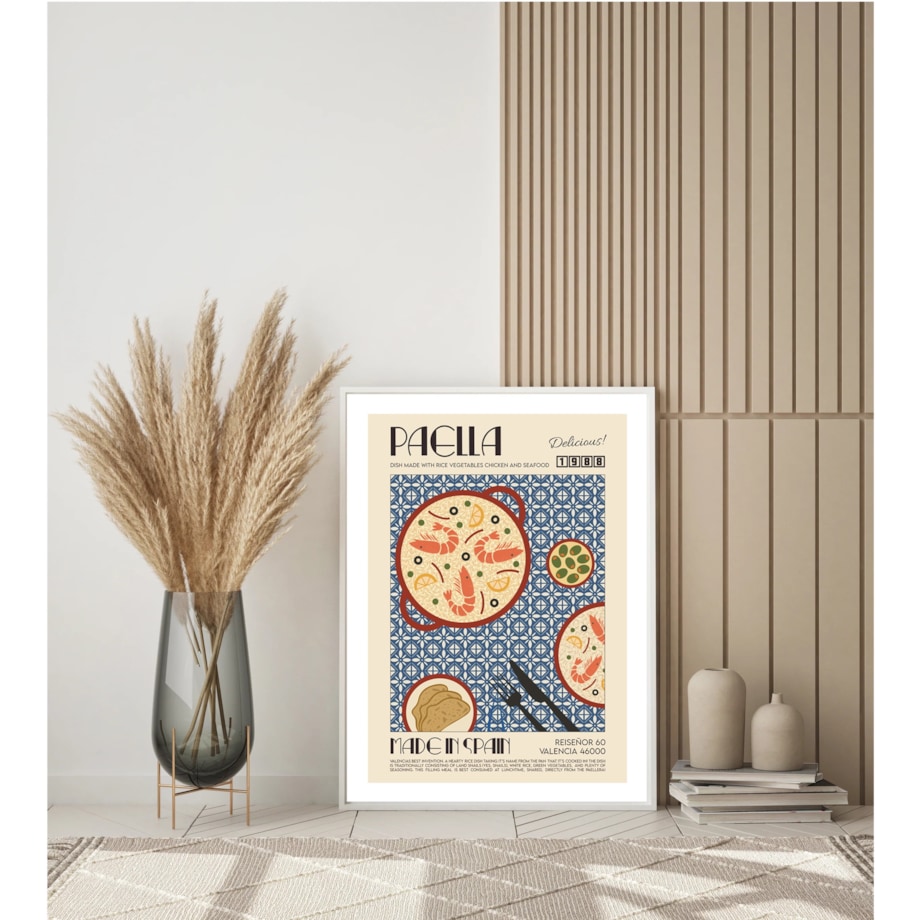 Poster Story, Plakat, Obraz - Paella, wymiary 60 x 84 cm