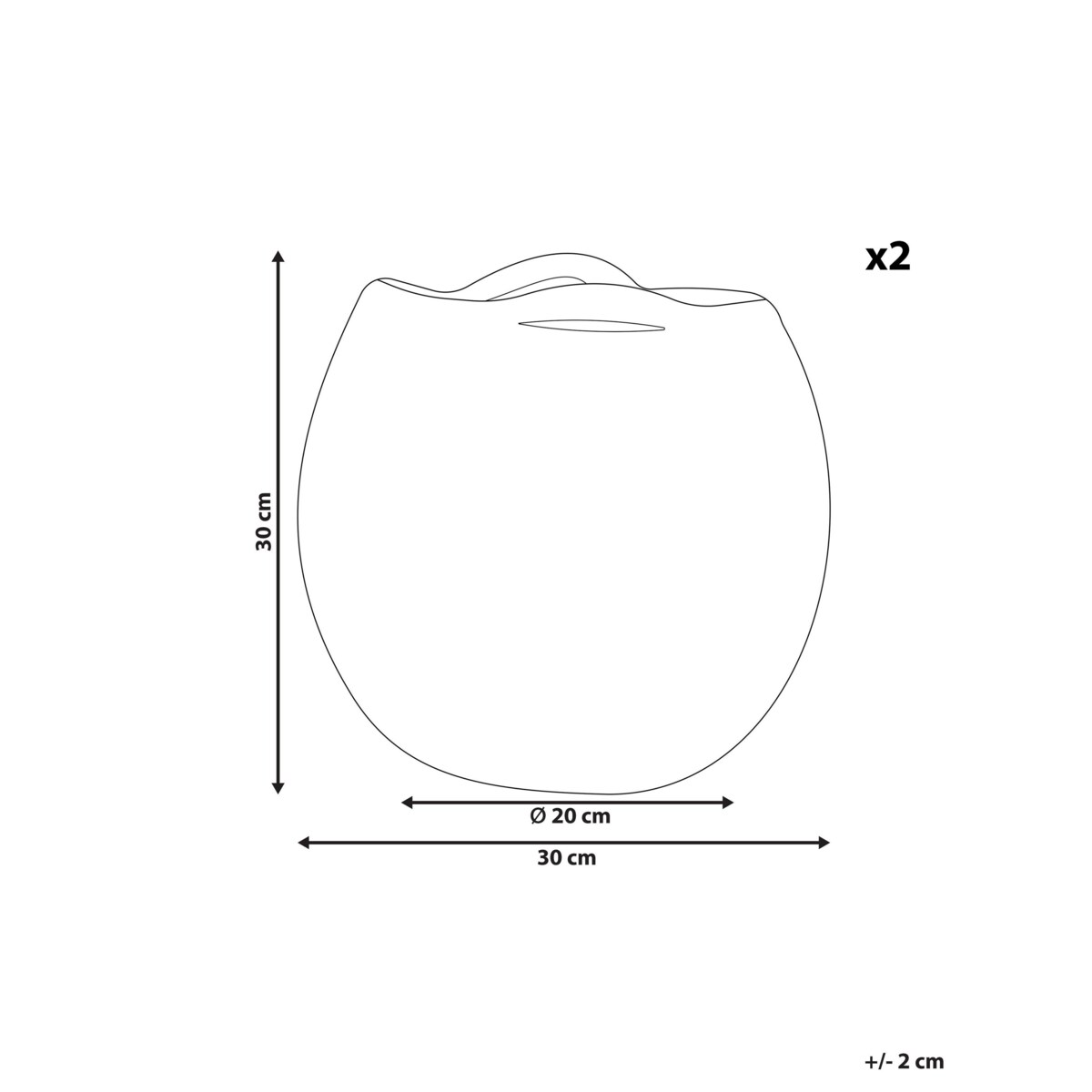 Zestaw 2 koszy bawełnianych różowy PANJGUR