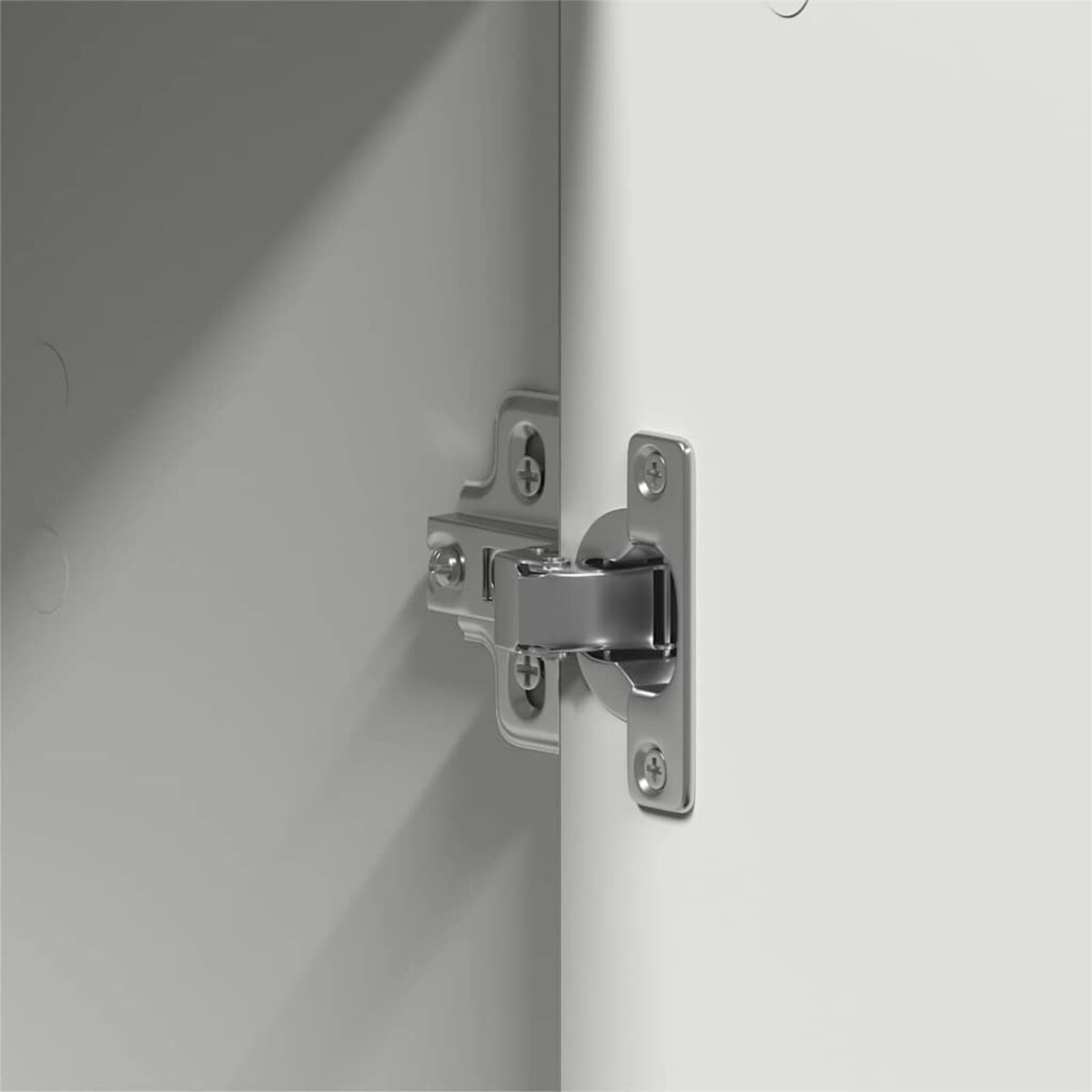 vidaXL Garderoba Biały 55 x 25 x 189 cm Materiał drewnopochodny