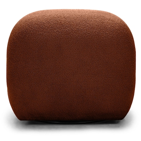 Fotel obrotowy 73x85x85 cm TENNO-3 bouclé miedziany