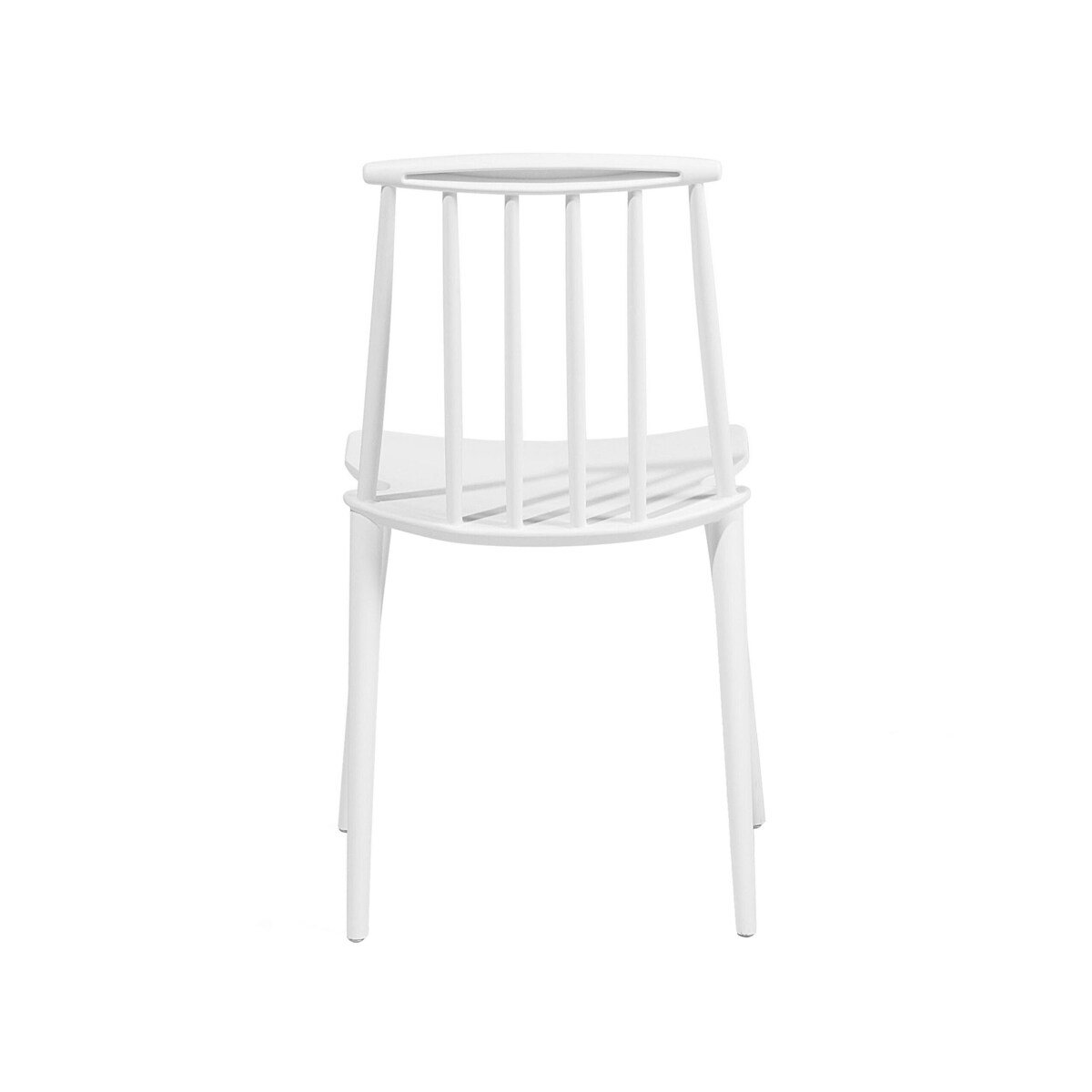 Zestaw 2 krzeseł do jadalni biały VENTNOR