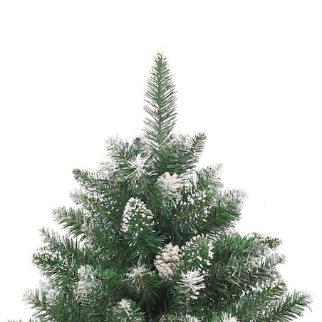vidaXL Sztuczna choinka ze stojakiem, 240 cm, PVC