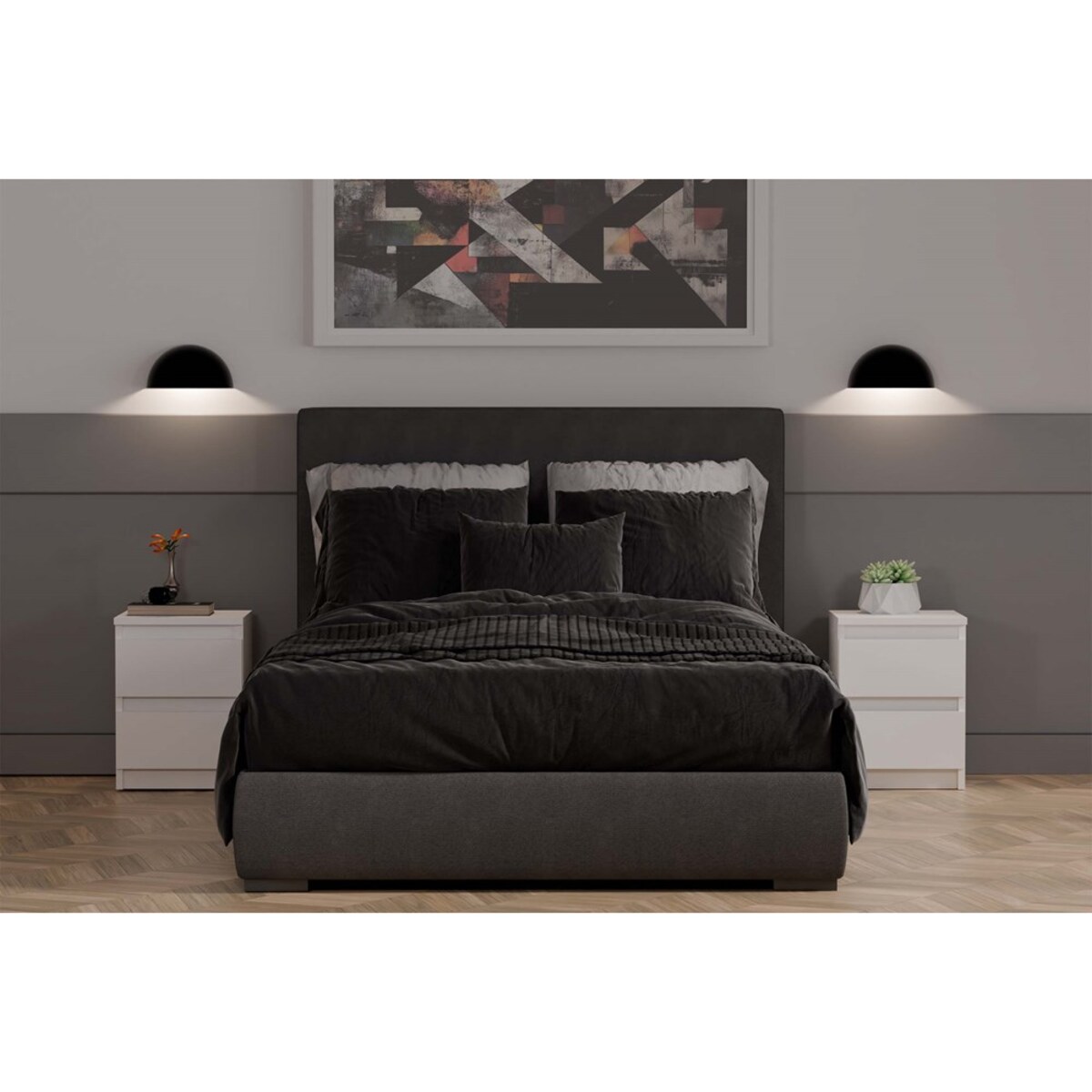 Szafka nocna Malwa M2 BIAŁY 2 sztuki