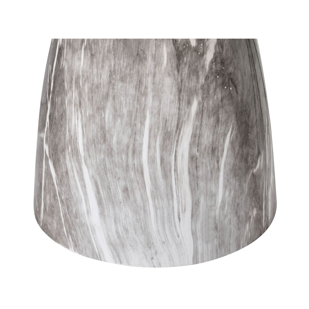 Stolik pomocniczy CADY Szkło hartowane Czarny marmur