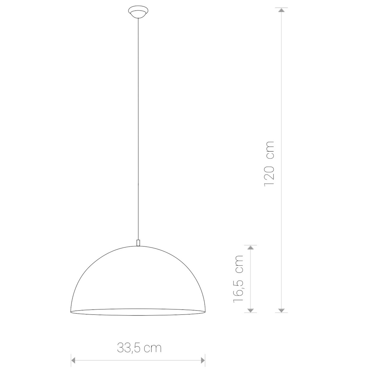 Lampa sufitowa 6367 HEMISPHERE RUST S Rdzawy Nowodvorski