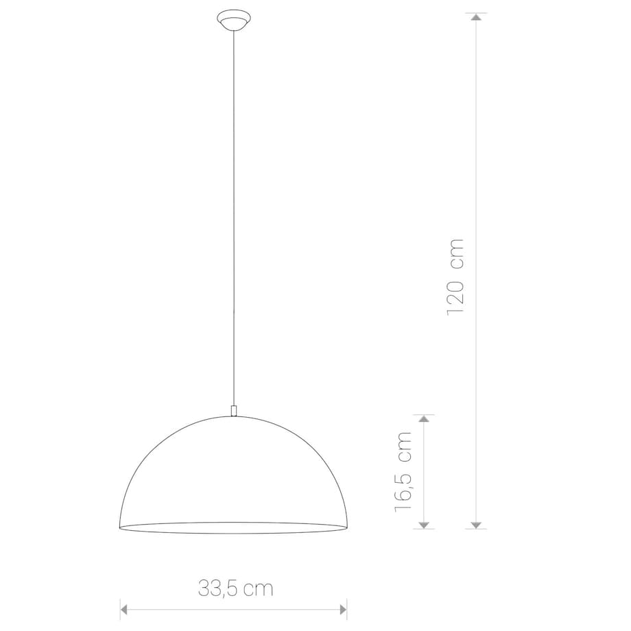 Lampa sufitowa 6367 HEMISPHERE RUST S Rdzawy Nowodvorski