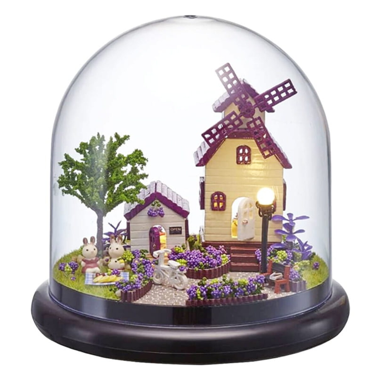 Miniaturowy domek - Lawendowa Prowansja