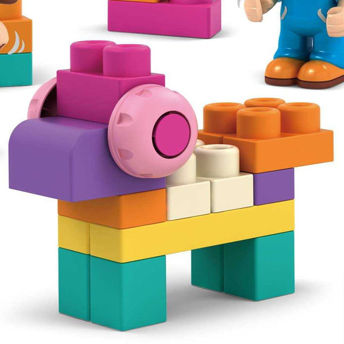 SOFT blocks + laleczki - miękkie klocki konstrukcyjne 62 elementy