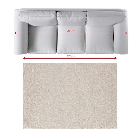 Dywan Solaro linen grey 120x170 cm, 120x170 cm