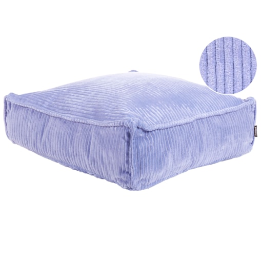 Poduszka podłogowa Pufa dla dzieci ALLOZAI Welur Jasnofioletowy