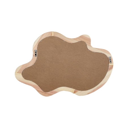 Lustro ścienne 89 cm Jasne drewno DREVANT