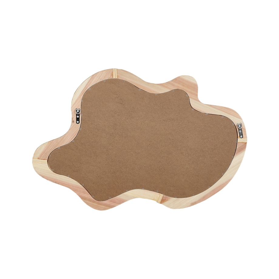 Lustro ścienne 89 cm Jasne drewno DREVANT