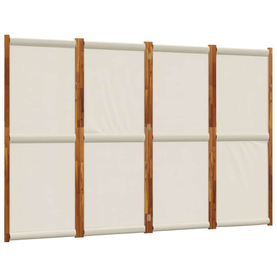 vidaXL Parawan 4-panelowy, jasnoszary, 280x180 cm