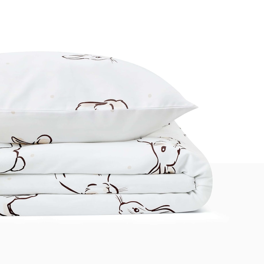 Pościel Króliki 160/200 + 2 x 70/80 cm