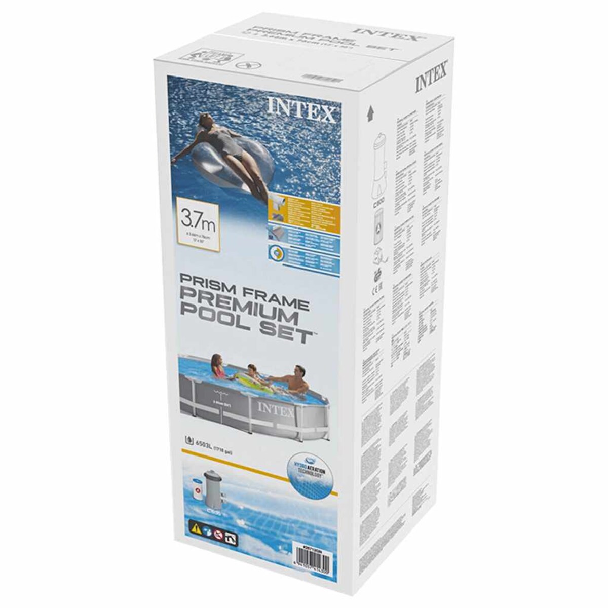 Intex Basen Prism Frame Premium z akcesoriami, 366x76 cm