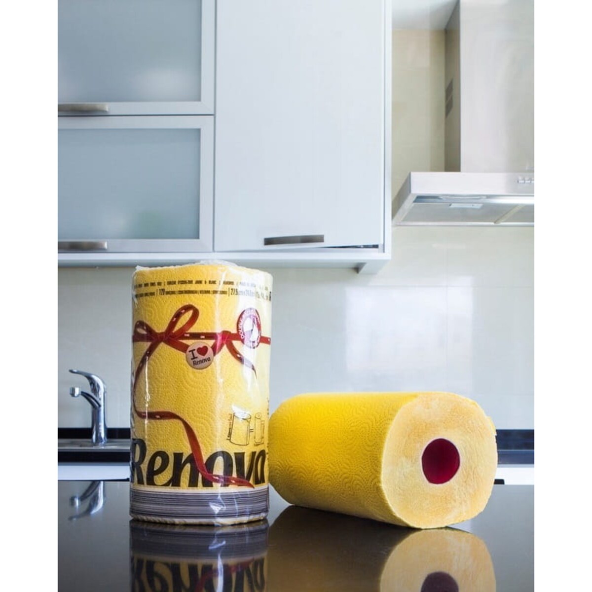 Ręcznik papierowy Renova żółty 1R