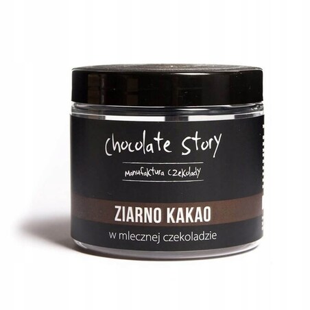 Studencka przekąska Ziarno kakao w czekoladzie prezent gift upominek 120g