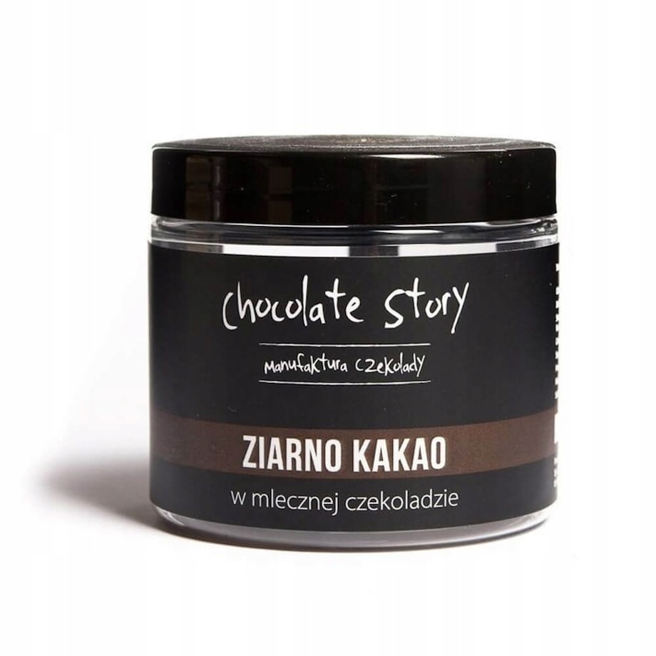 Studencka przekąska Ziarno kakao w czekoladzie prezent gift upominek 120g