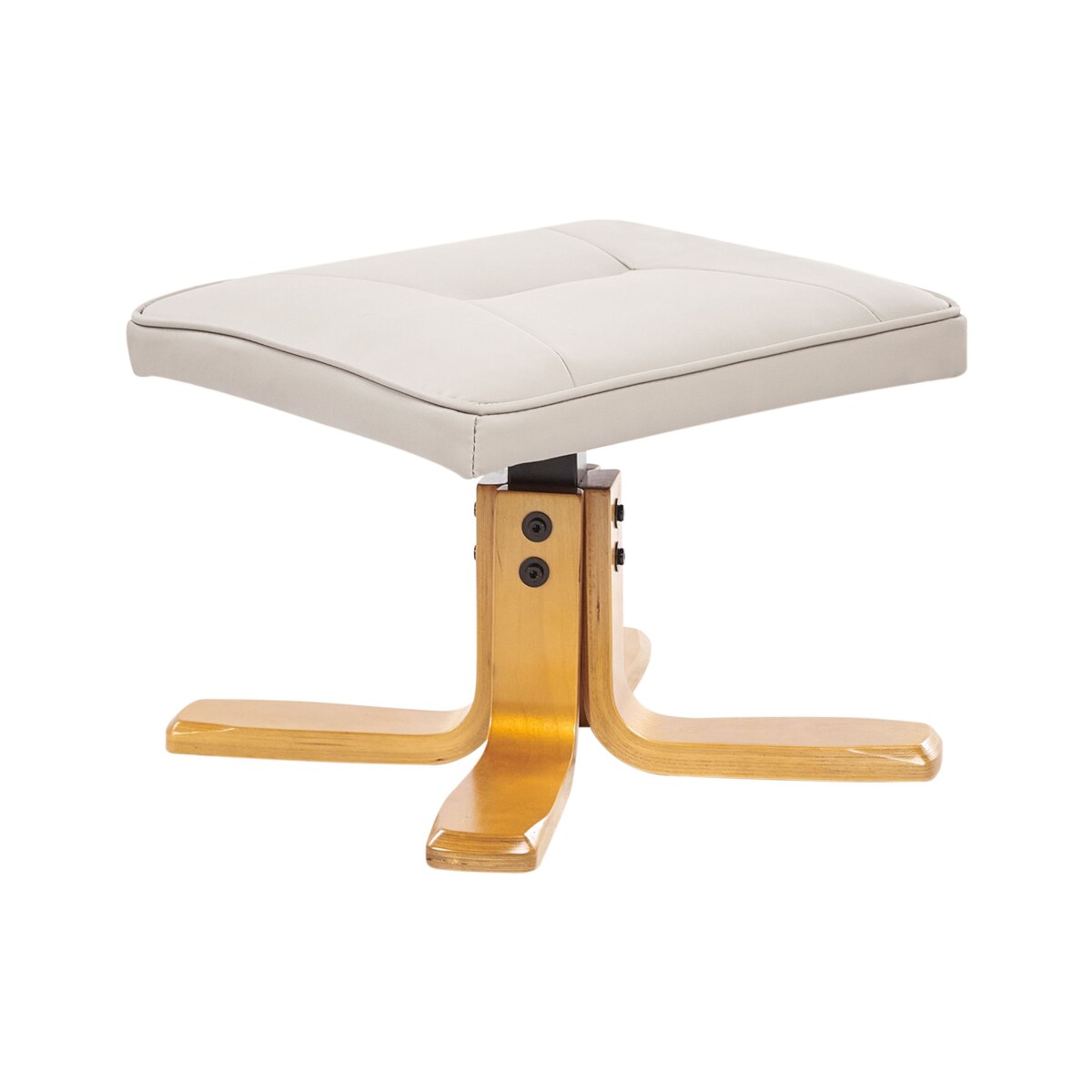 Fotel z masażem RELAXPRO Ekoskóra Jasnobeżowy