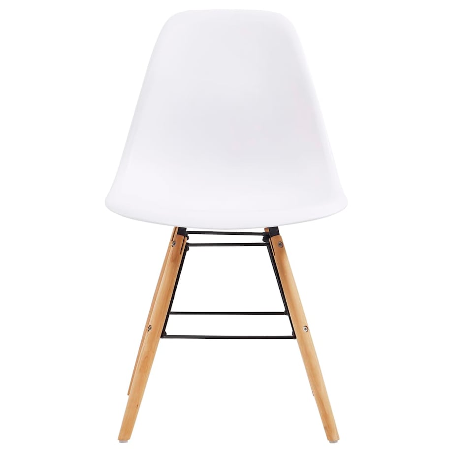 vidaXL 3-częściowy zestaw mebli jadalnianych, plastik, biały