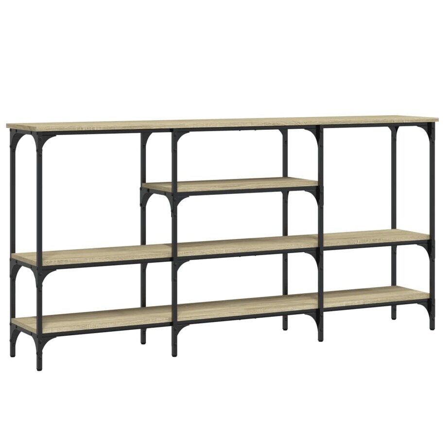 vidaXL Stolik konsolowy, dąb sonoma, 160x29x80 cm