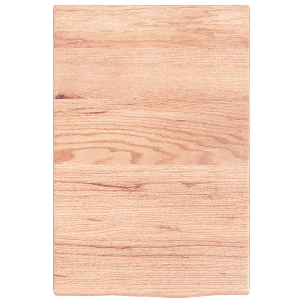 vidaXL Półka, jasnobrązowa, 40x60x2 cm, lakierowane lite drewno dębowe