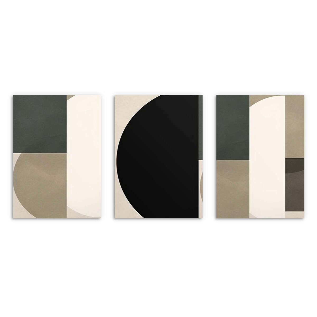 Obrazy Plakaty ścienne Geometria w Czerni dekoracja na ścianę do biura