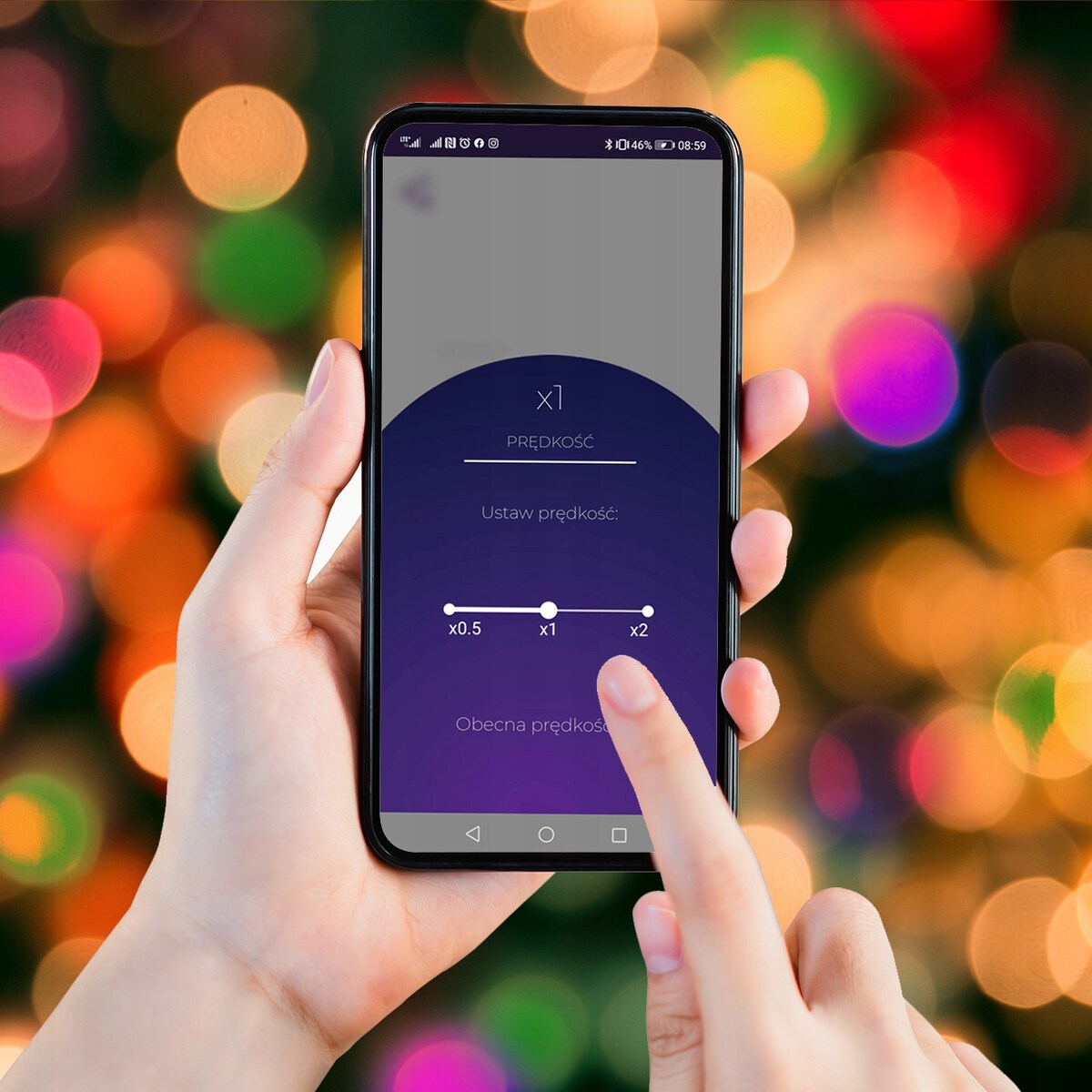 Inteligentne Lampki Multikolorowe 200 Led Z Aplikacją Mobilną Do Dekoracji