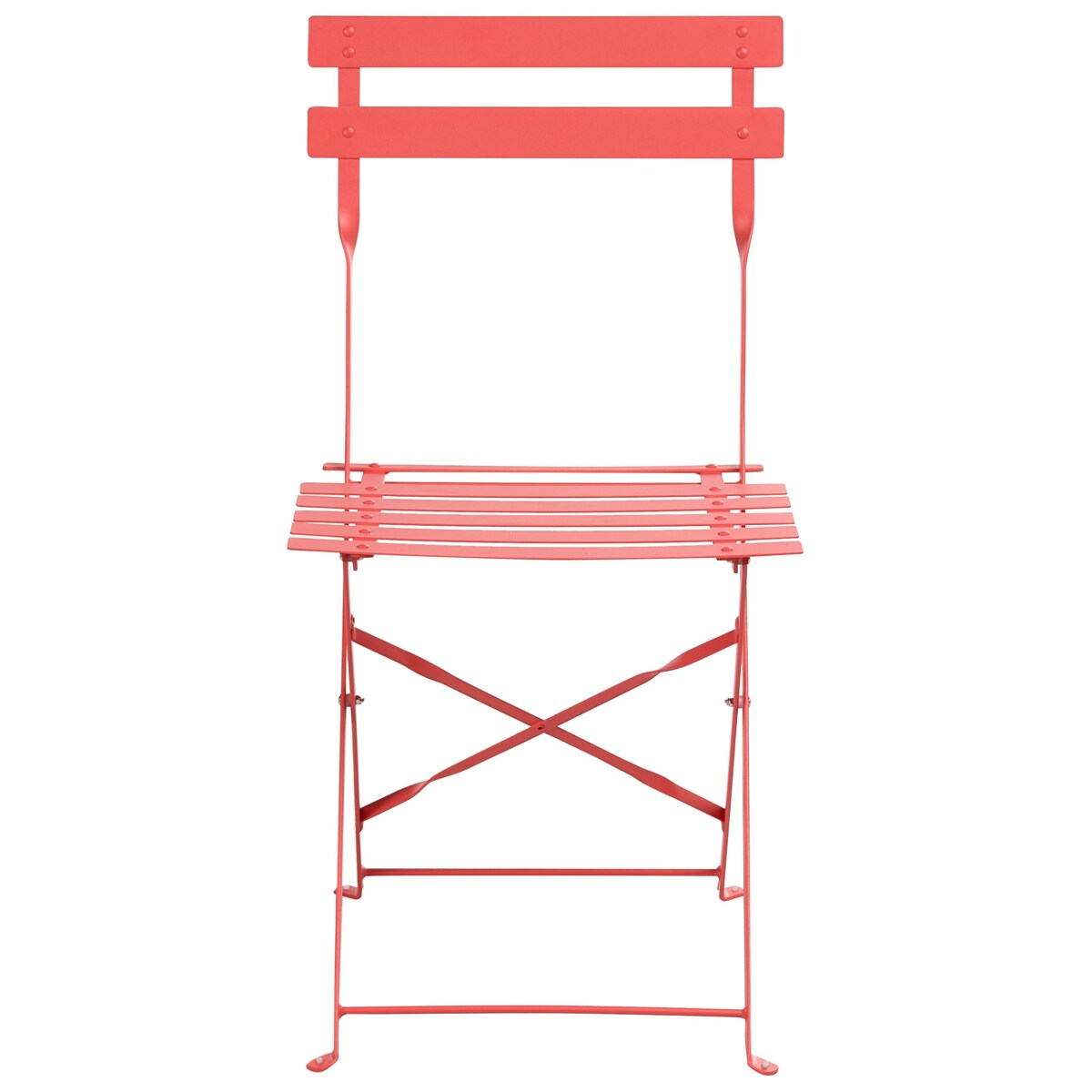 Zestaw ogrodowy dla 4 osób FIORI Metal Czerwony