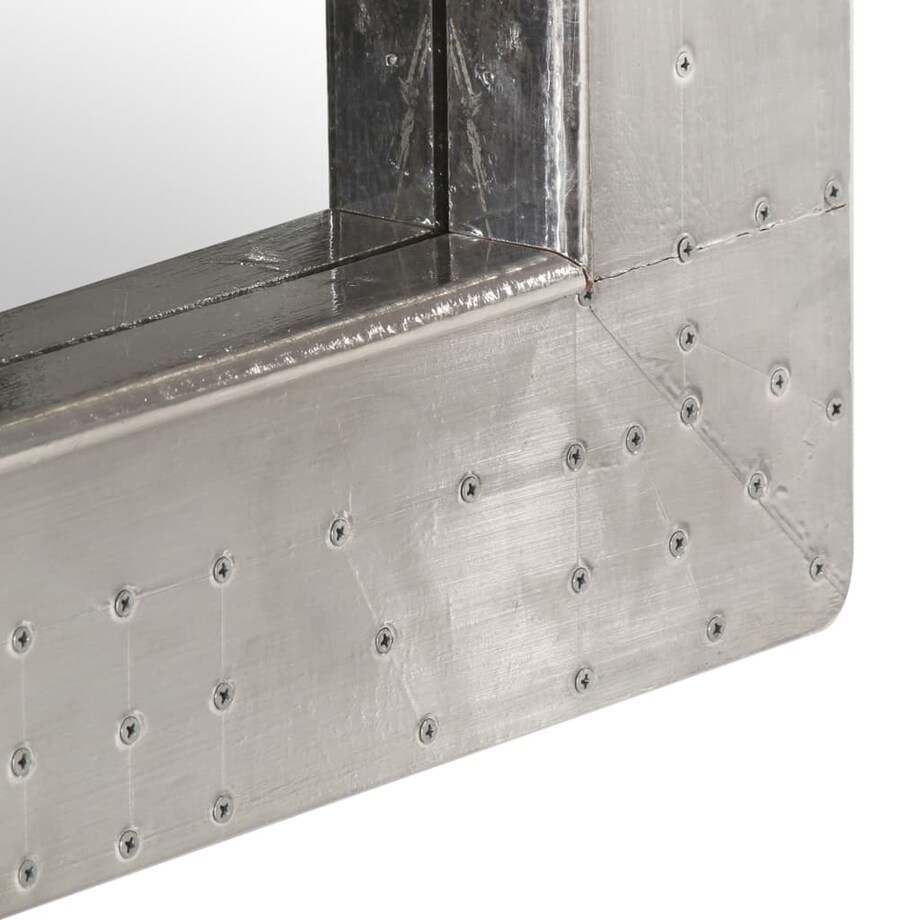 vidaXL Lustro ścienne w stylu Aviator, 50x50 cm, metalowe