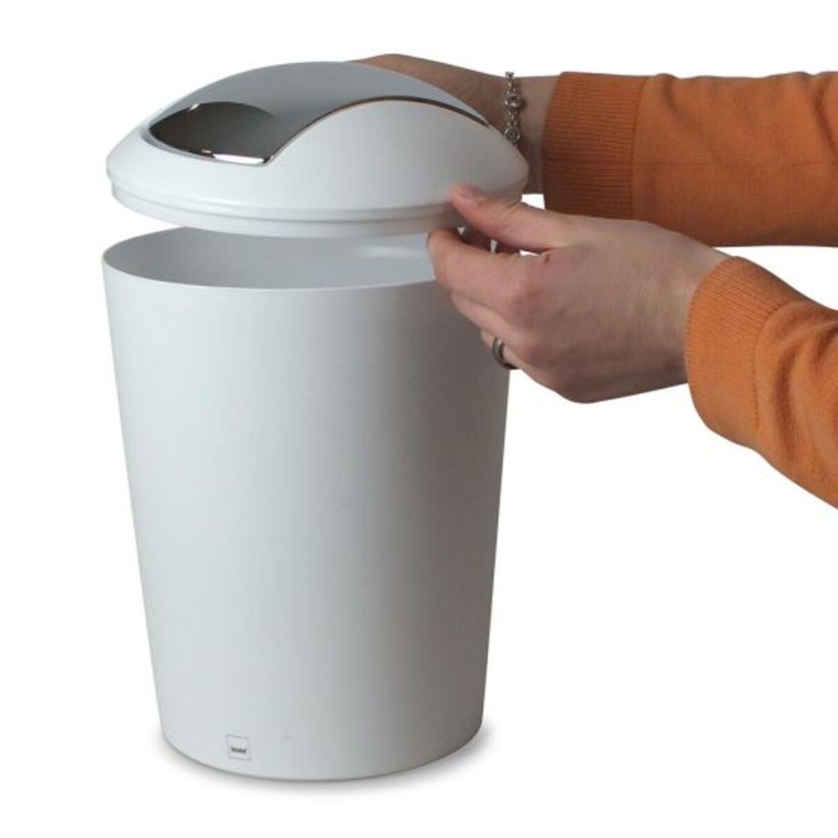 Kosz na śmieci 5 l (biały) Marta Kela