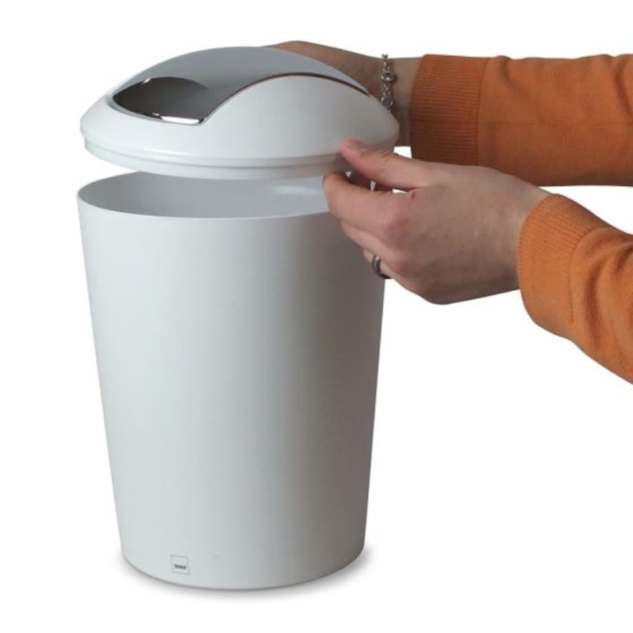 Kosz na śmieci 5 l (biały) Marta Kela